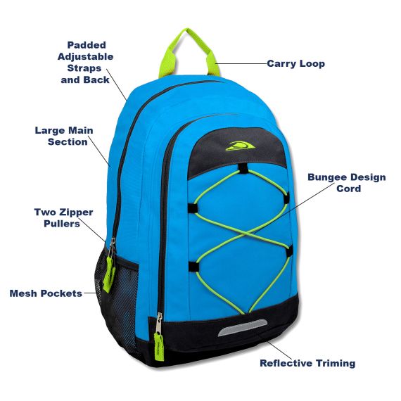 24 Units of Trailmaker 19 Inch Optimum Backpack - 5 Colors - Backpacks ...