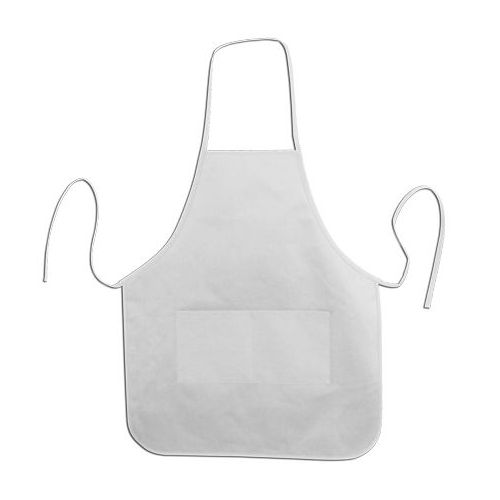 72 Units of Long Round Bottom Cotton Twill Apron White - Kitchen Aprons ...