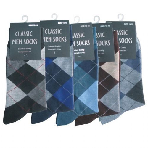 mens plaid dress socks