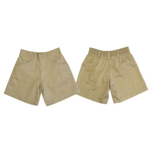 school uniform shorts with elastic waist