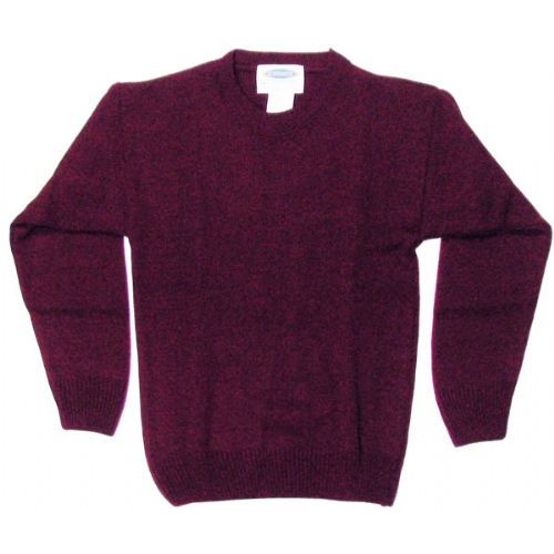 18 Units of School Crew Neck Pull Over Sweater Burgundy Color Only ...