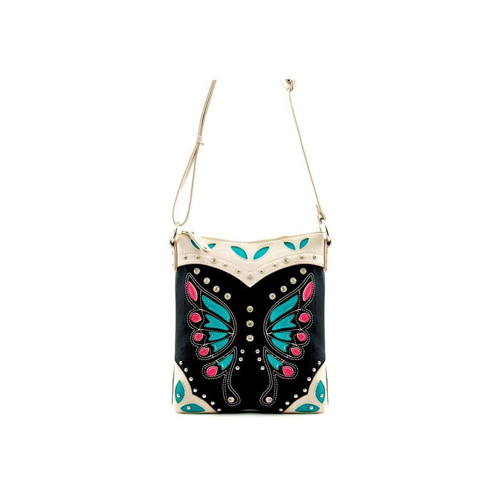 butterfly messenger bag