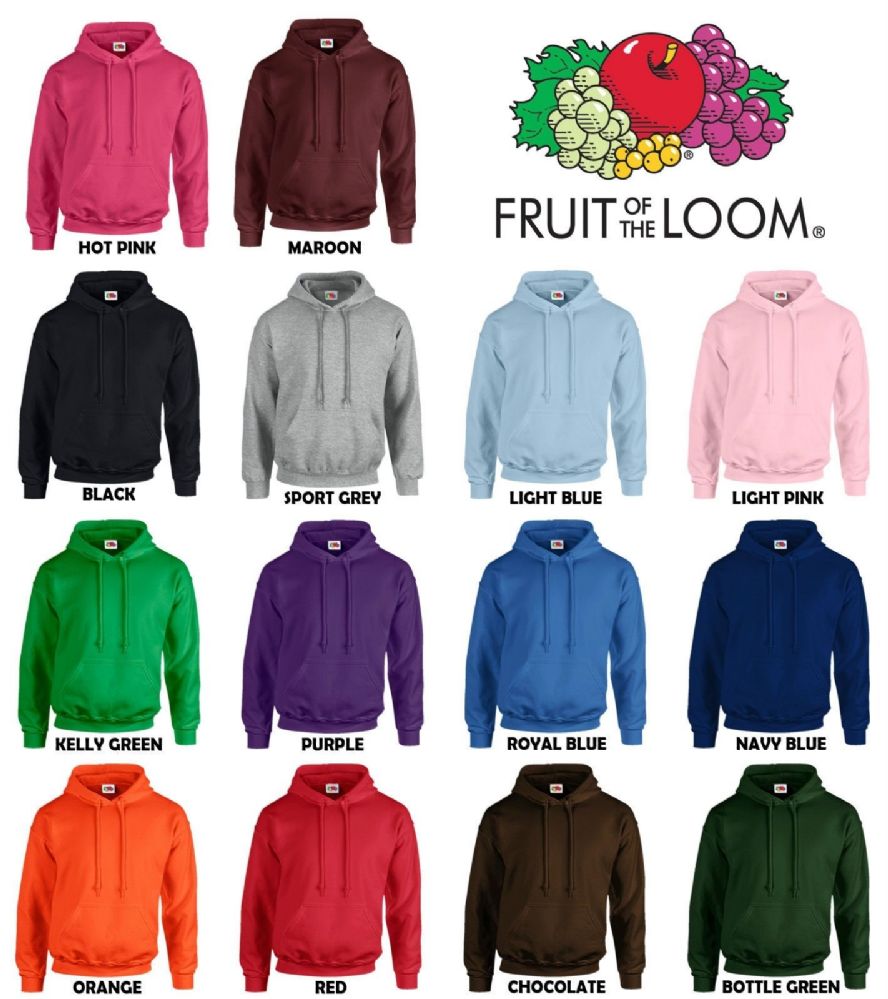 fruit of the loom orange sweatshirt