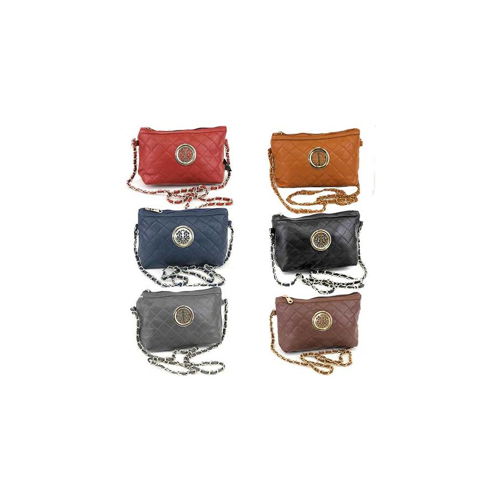 leather chain crossbody bag