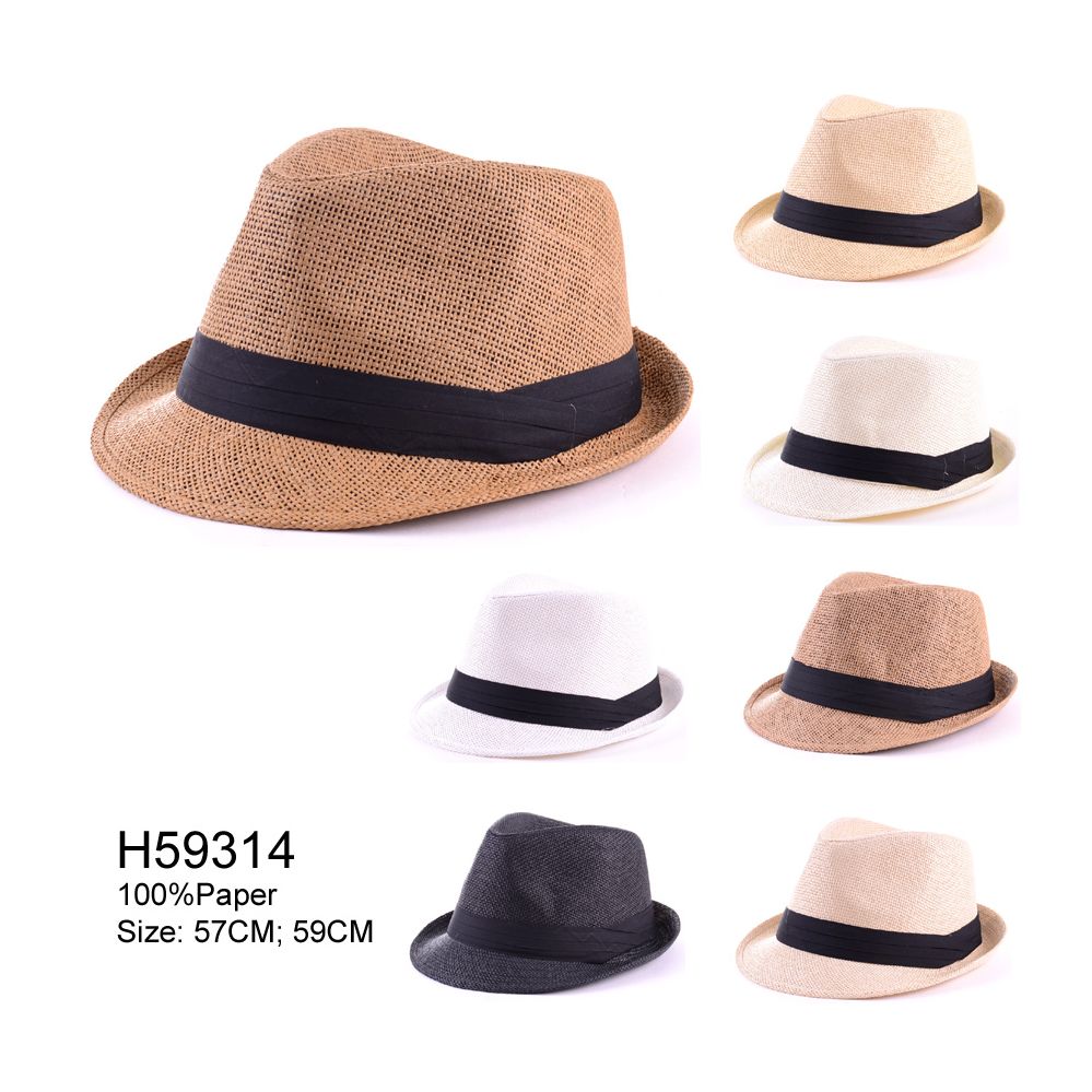 36 Units of Fedora Fashion Assorted Hats - Fedoras, Driver Caps & Visor ...