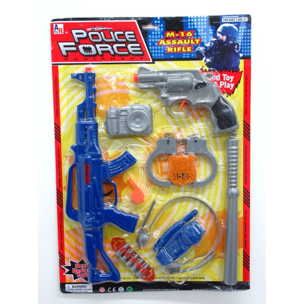 special police weapons toy set