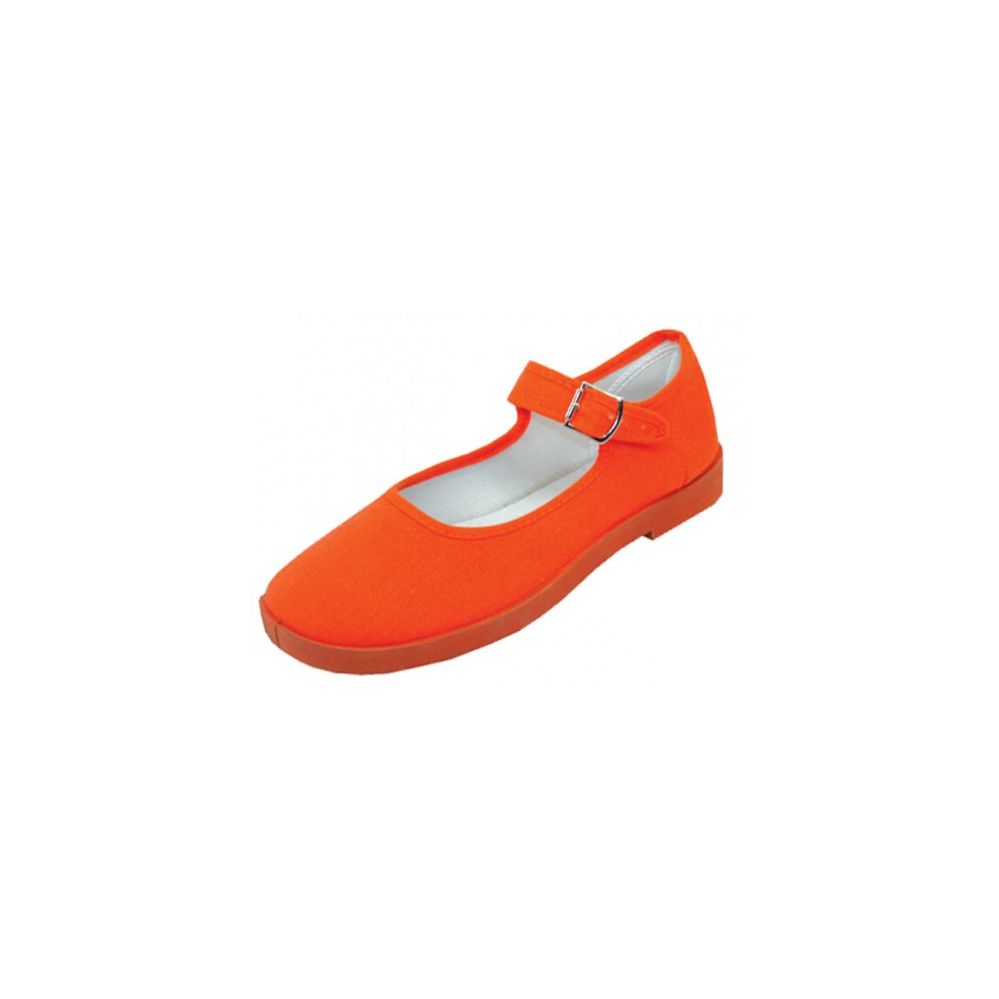 Cotton Mary Jane Shoes (orange Color 