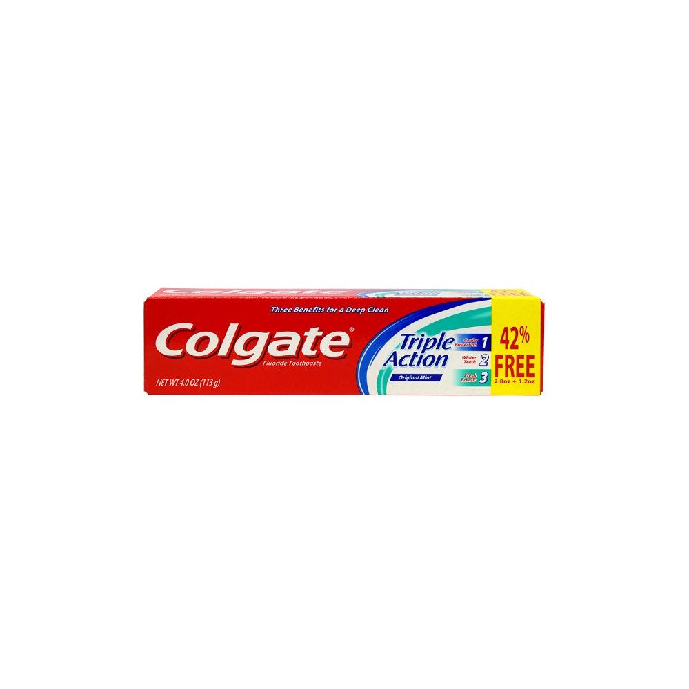 48 Units of Colgate Tp 4oz Triple Action - Toothbrushes and Toothpaste ...