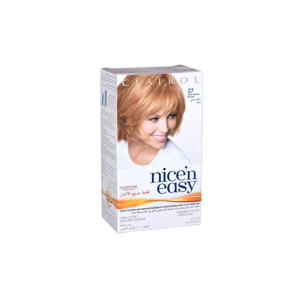 24 Units Of Clairol Nice Easy Hair Color Light Golden Blonde