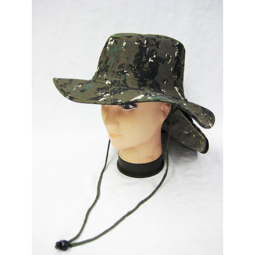 24 Units of Mens Boonie / Hiking Hat in Digital Green - Cowboy, Boonie ...