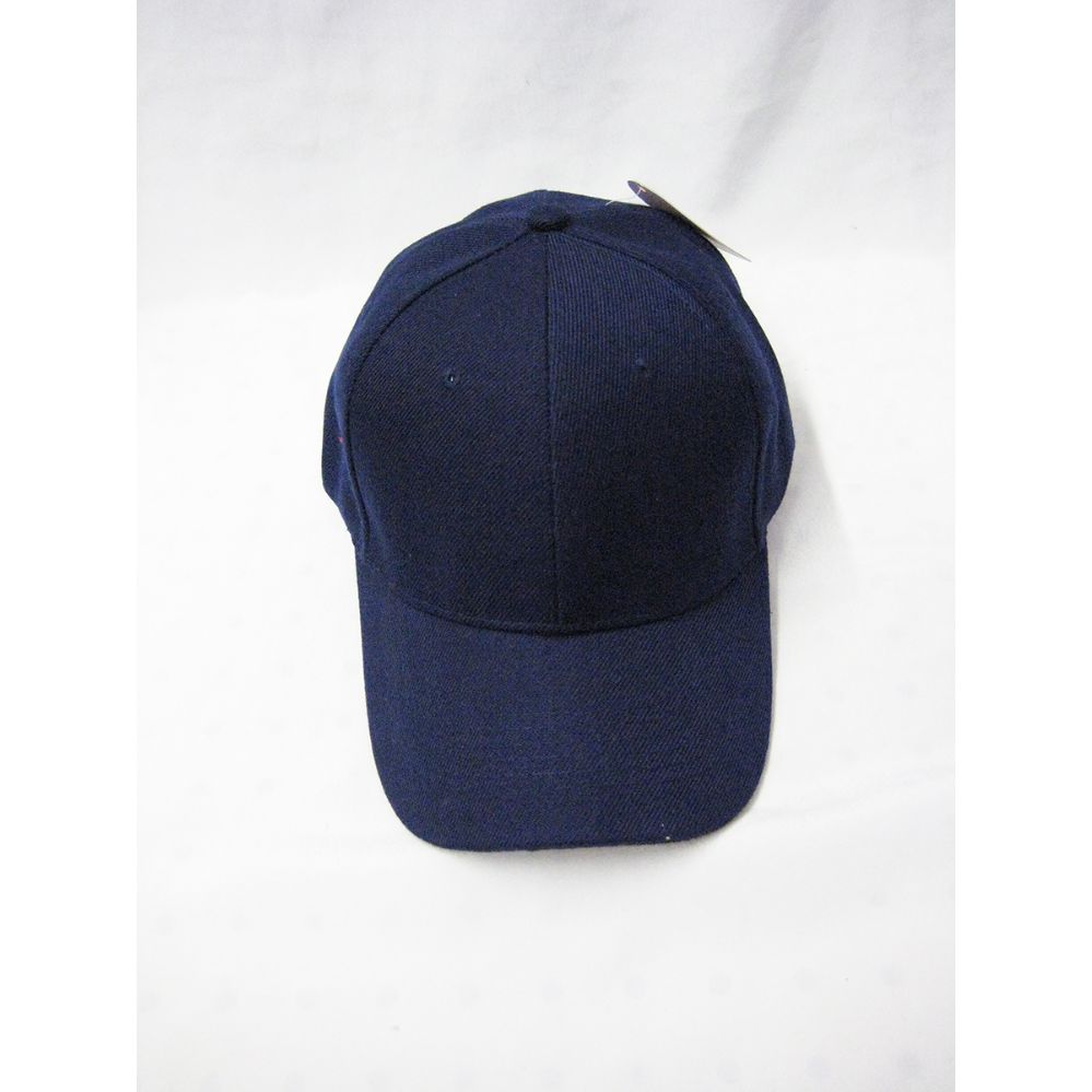 plain navy baseball cap