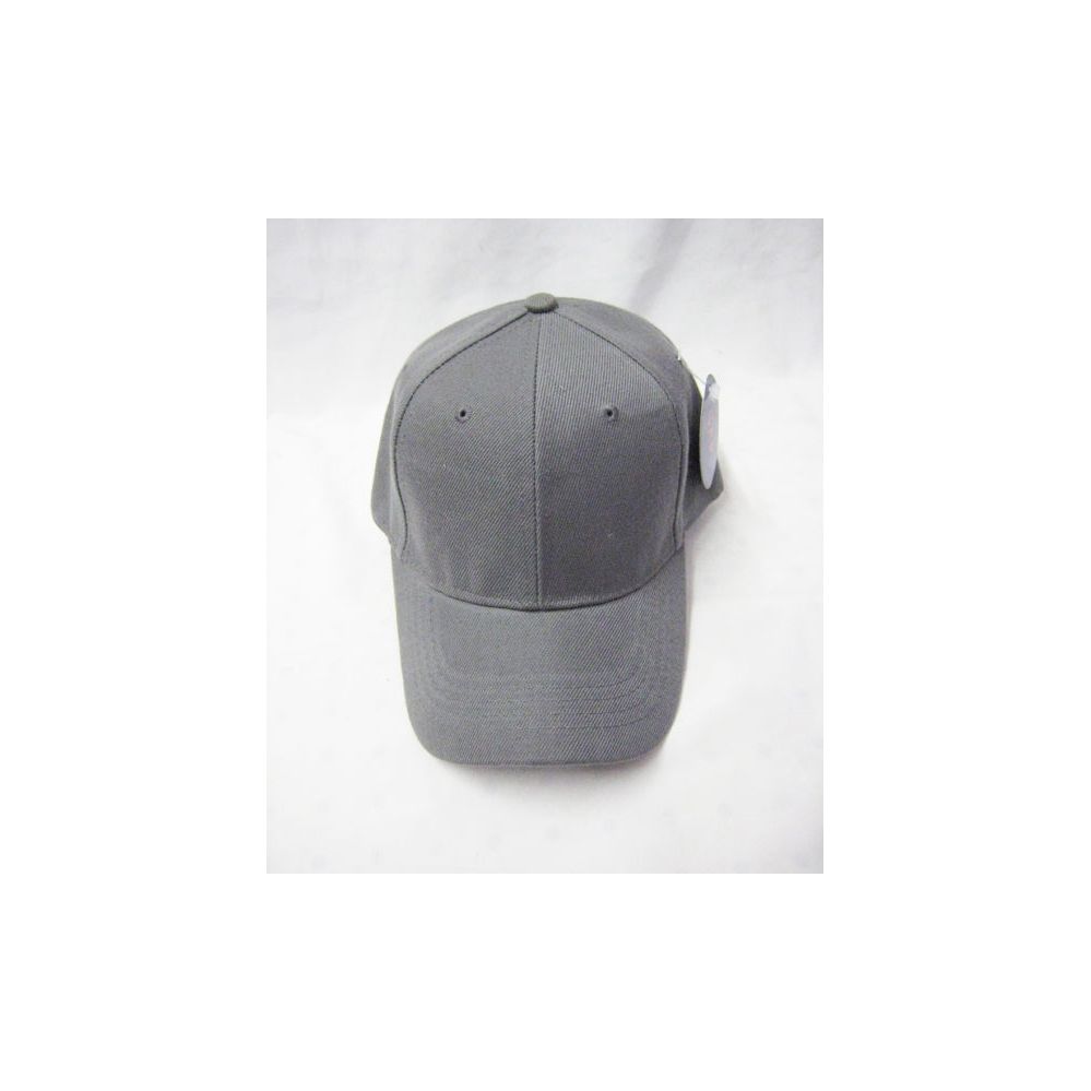 plain gray baseball cap