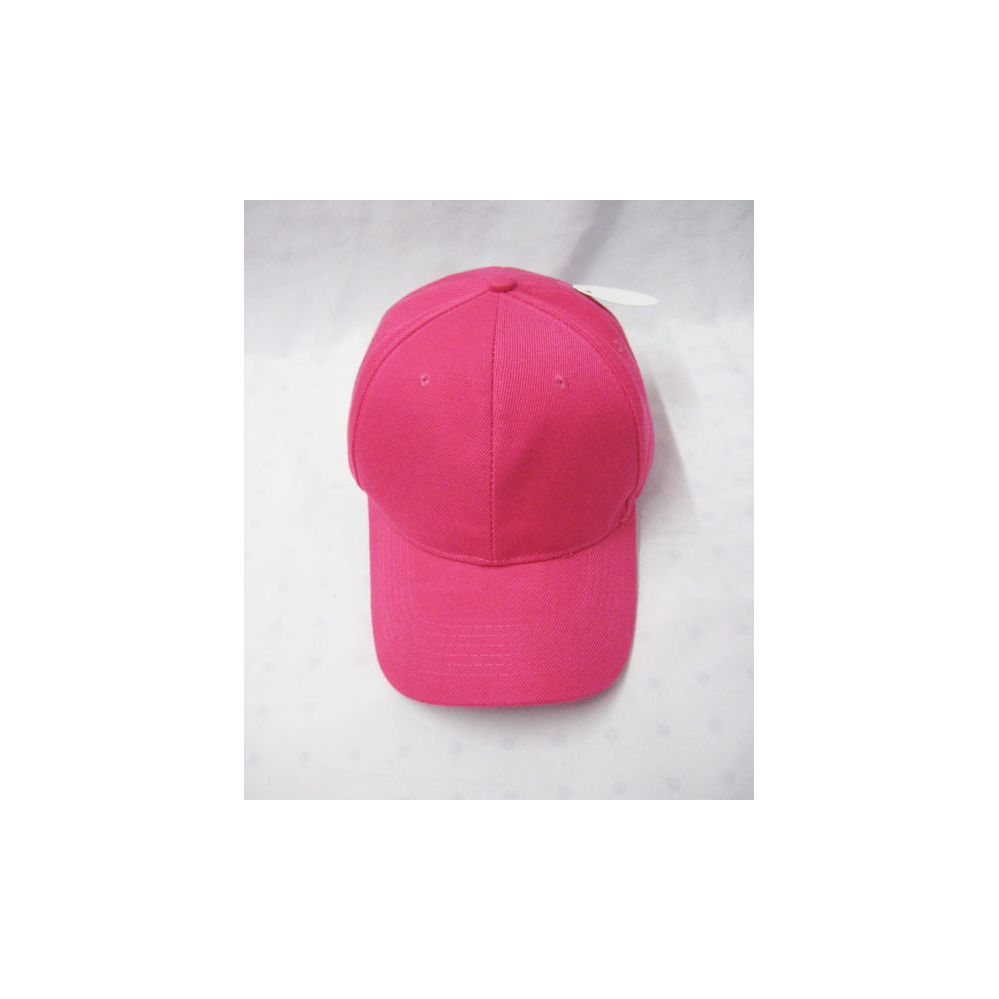 plain pink baseball cap