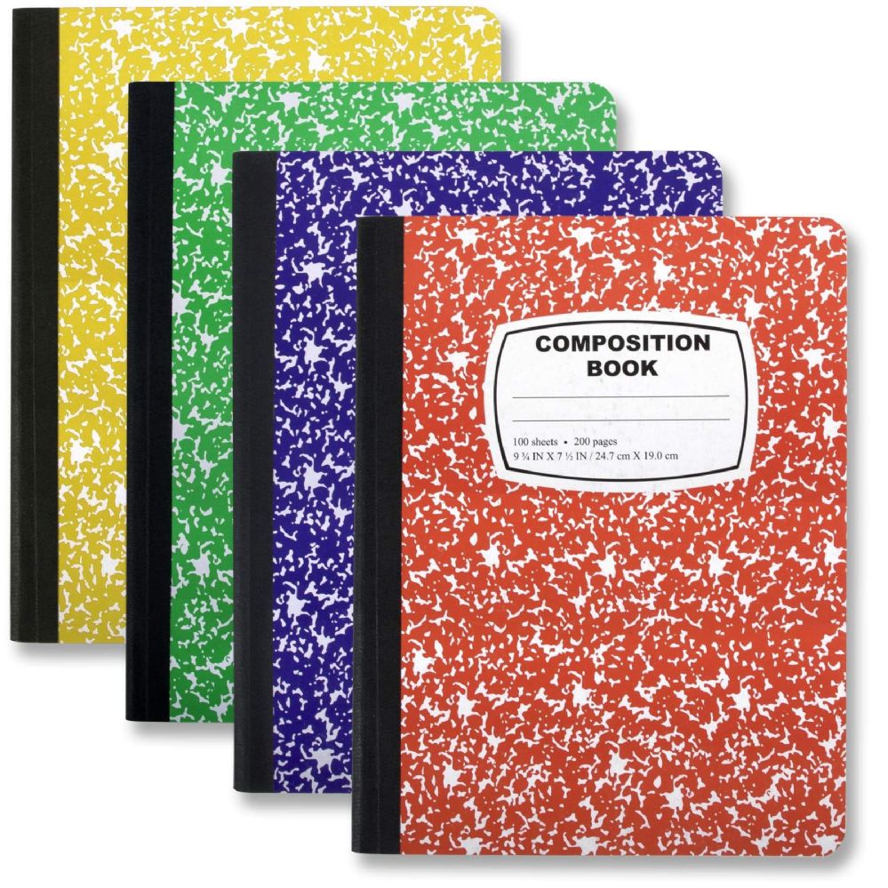 48 Units of COMPOSITION BOOK ASSORTED COLORS at