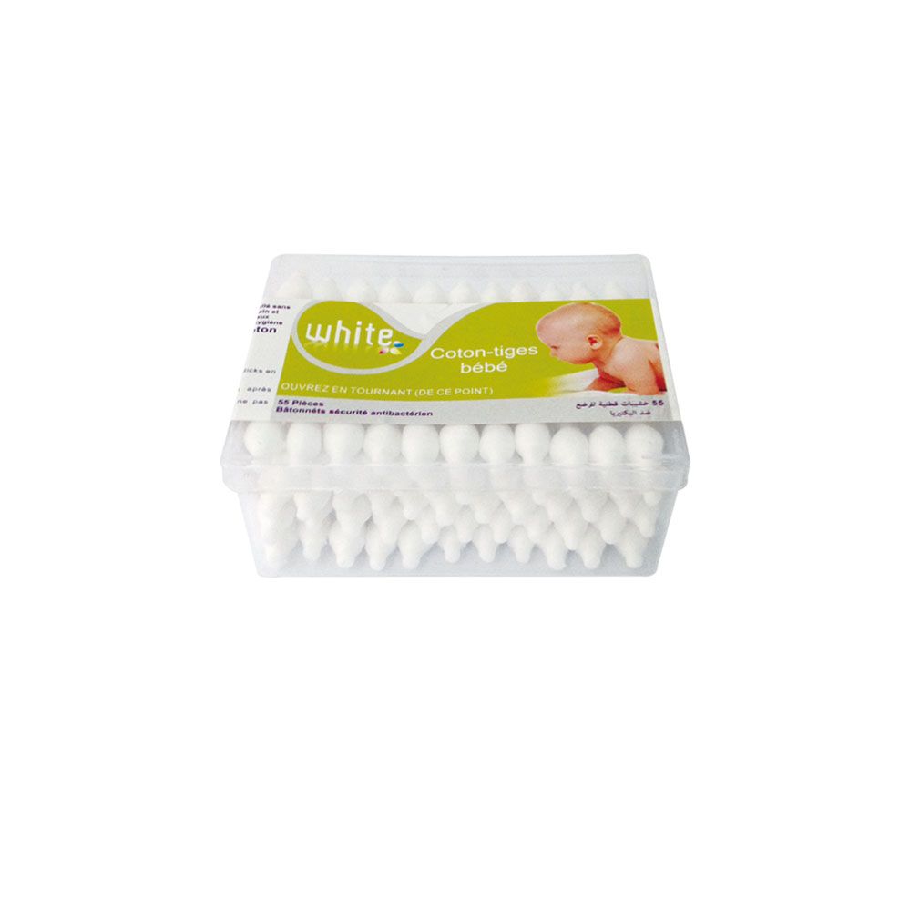 96 Units of 55 Count Baby Swabs In Box - Cotton Balls & Swabs - at ...