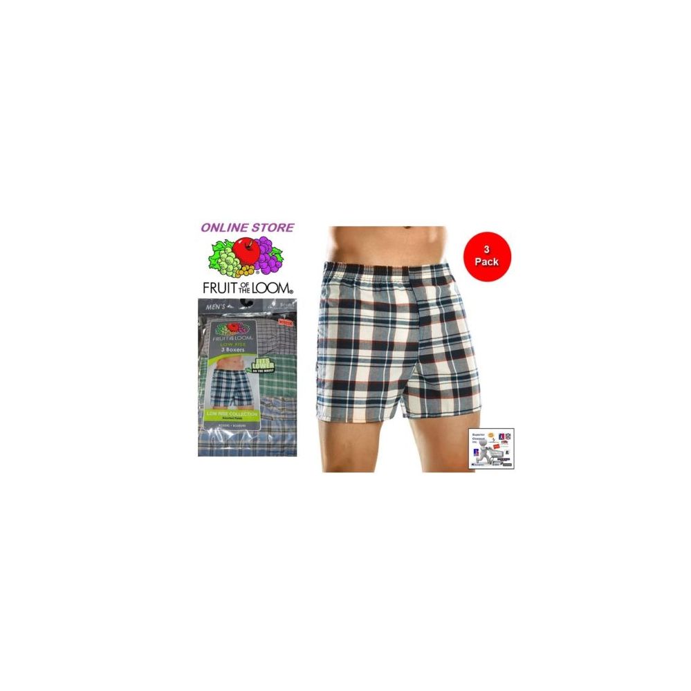 fruit of the loom low rise boxer briefs