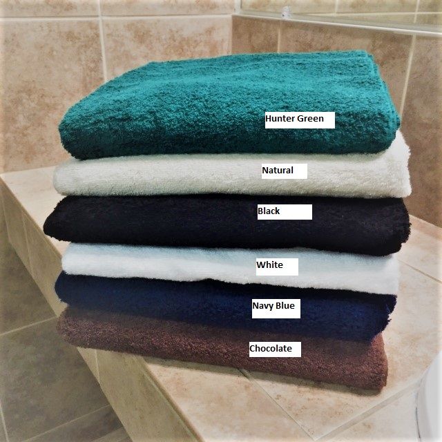 6 Units of Millennium Bath Towels 27 X 52 Black - Bath Towels - at ...