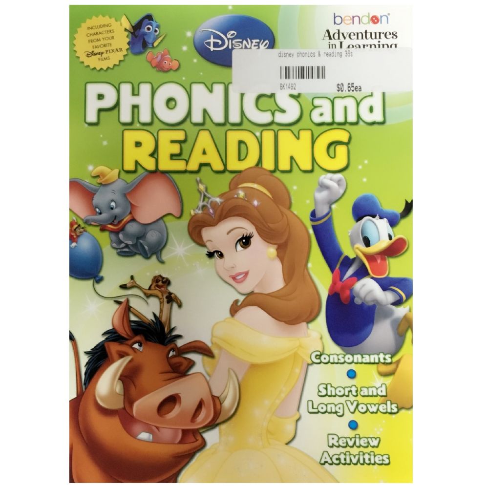 108 Units of Disney phonics & reading - at - alltimetrading.com