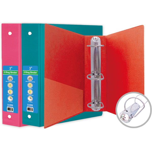 24 Units Of 3 Hard Cover Binder 3 Ring Wpocket Clipboardsbinders