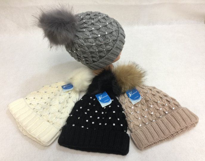 ladies knitted beanie hats