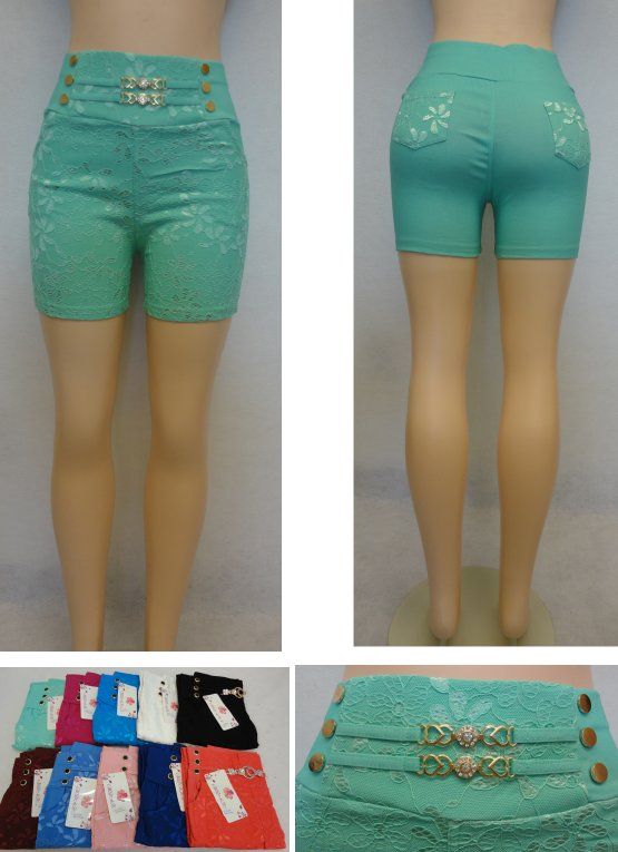 ladies stretch shorts