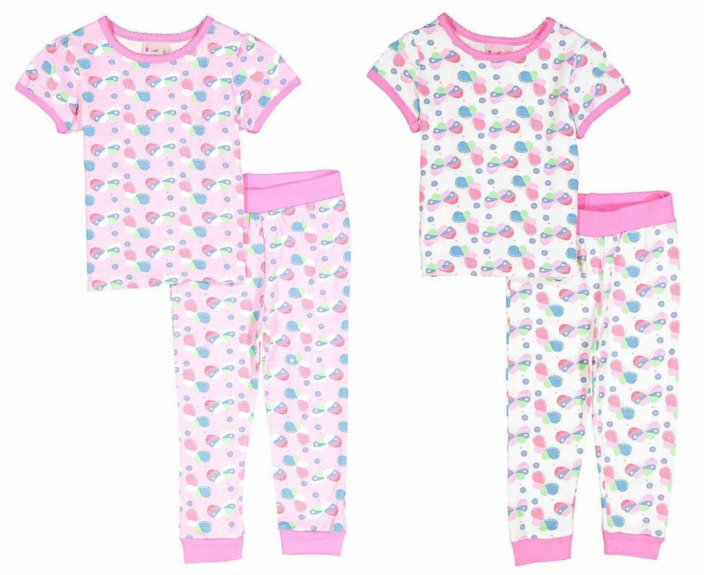 24 Units of Infant Girls Pajama - Seashell Prints - Sizes 6-24m ...