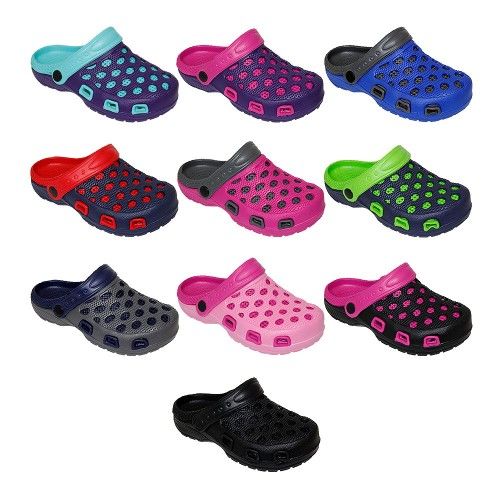 60 Units of Kids Clogs Assorted Colors - Unisex Footwear - at ...