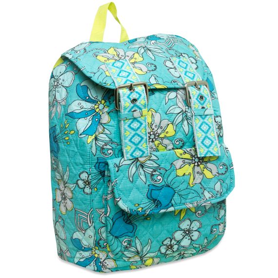 quilted cotton backpack