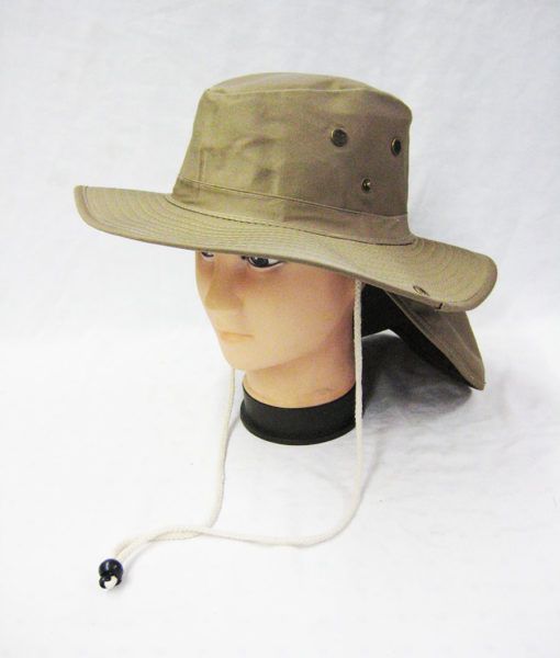 24 Units of Men's Cowboy Fishing Safari Boonie Hat In Khaki - Cowboy ...
