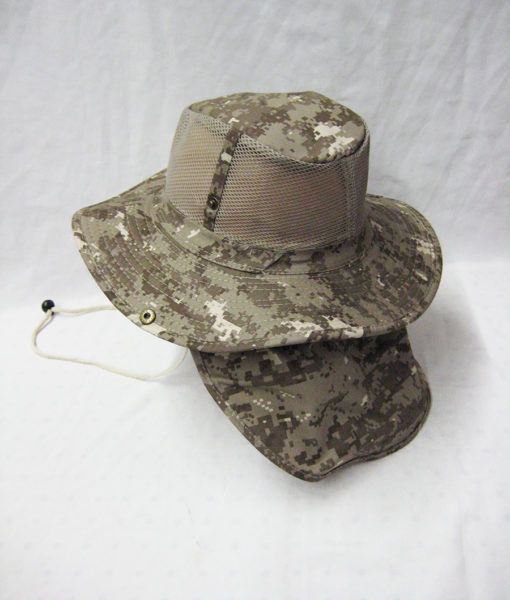 digital camo fishing hat