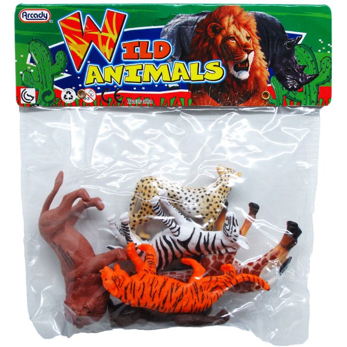 wild animals toys plastic