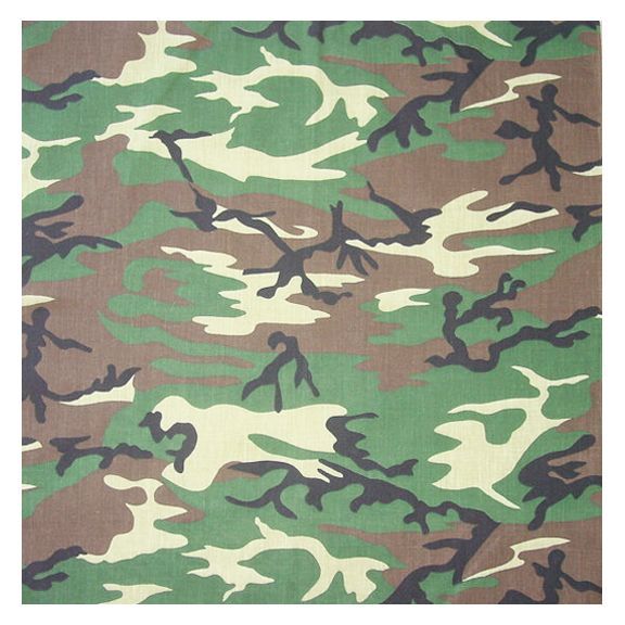 36 Units of Bandana 114 Cotton Camouflage - Bandanas - at ...