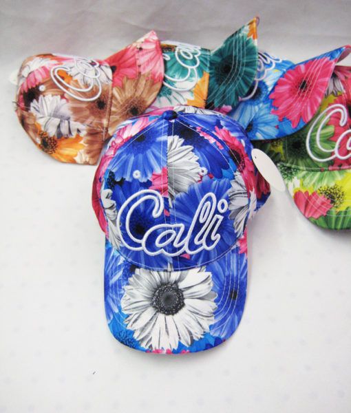 floral ball cap