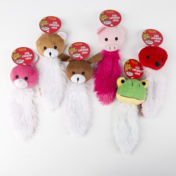 plush animal heads