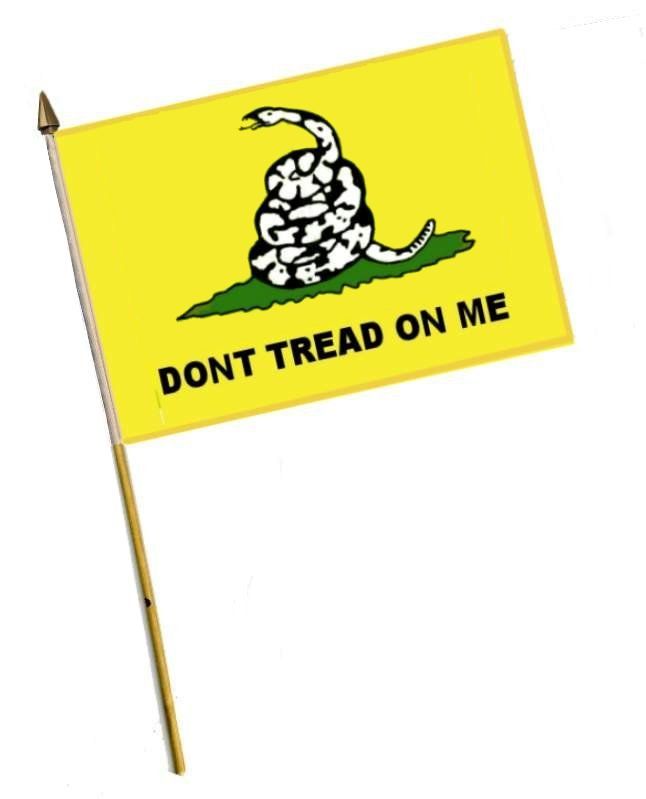 60 Units Of Dont Tread On Me Stick Flags Flag At 