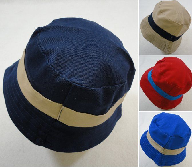 solid color bucket hats