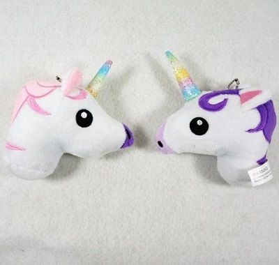 plush unicorn head