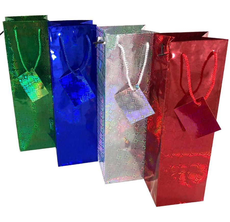 large bottle gift bags