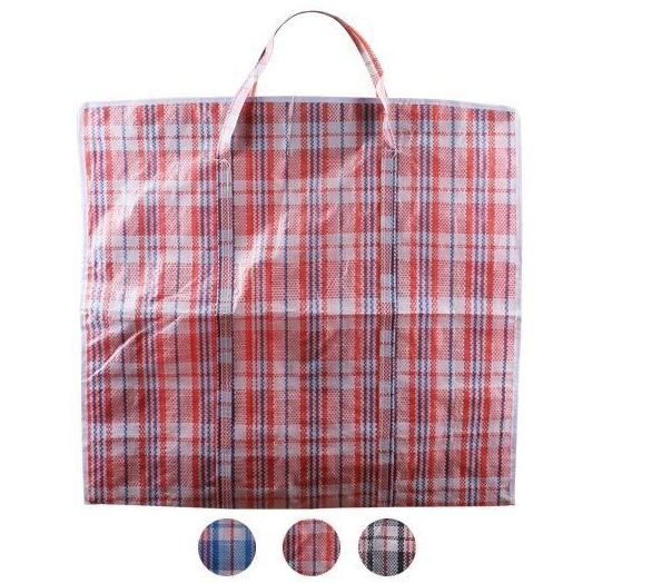 96 Units of XX-Large Plaid Woven Zipper Bag - Tote Bags & Slings - at ...