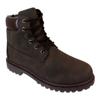 12 Units of Mens Lace Up Work Boot In Brown - Men's Work Boots - at ...