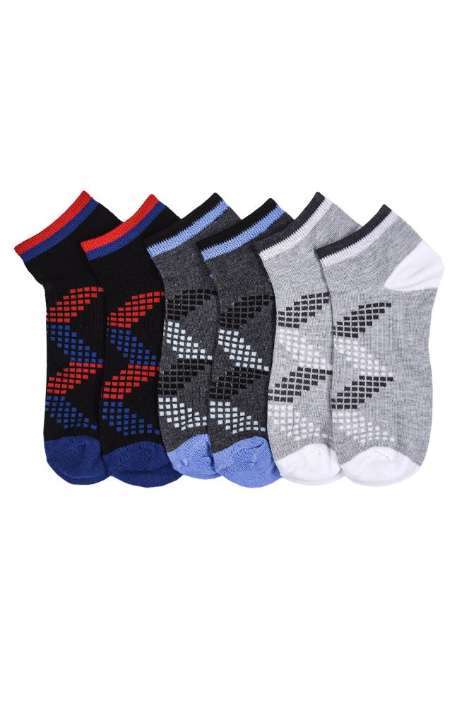 216 Units of Youth Spandex Ankle Socks Size 9-11 - Boys Ankle Sock - at ...