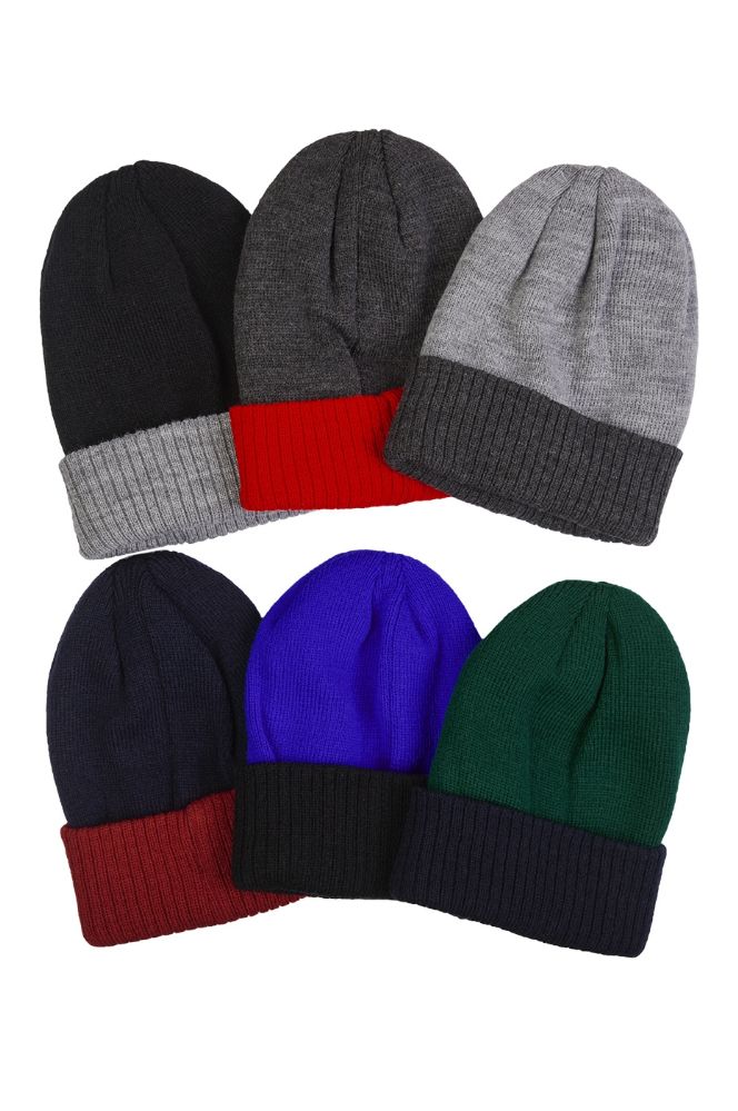 120 Units of Kids Acrylic Knit Winter Beanie - Winter Beanie Hats - at ...