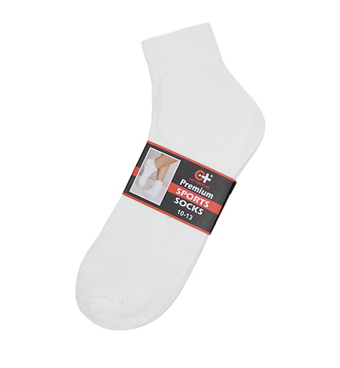 120 Units of Men's White Irregular Ankle Sock, Size 10-13 - Mens Ankle ...