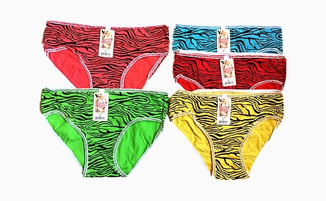 60 Units Of Womens Underwear Hipster Panties Zebra Print Stripes Briefs Stretch Bikinis Womens 9800