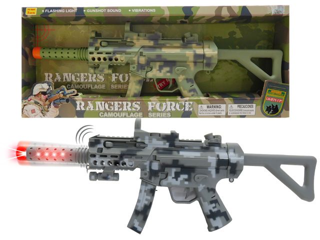 18 Units of B/o Combat Vibrate Gun W/light & Sound (batt.incl.) 21.5 ...