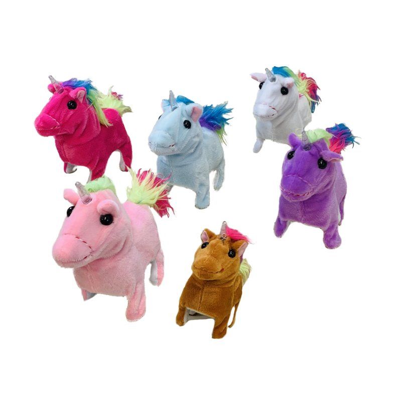 unicorn light up stuffed animal