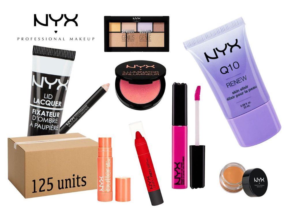 125 Units of Wholesale Nyx Cosmetics - Cosmetics - at - alltimetrading.com