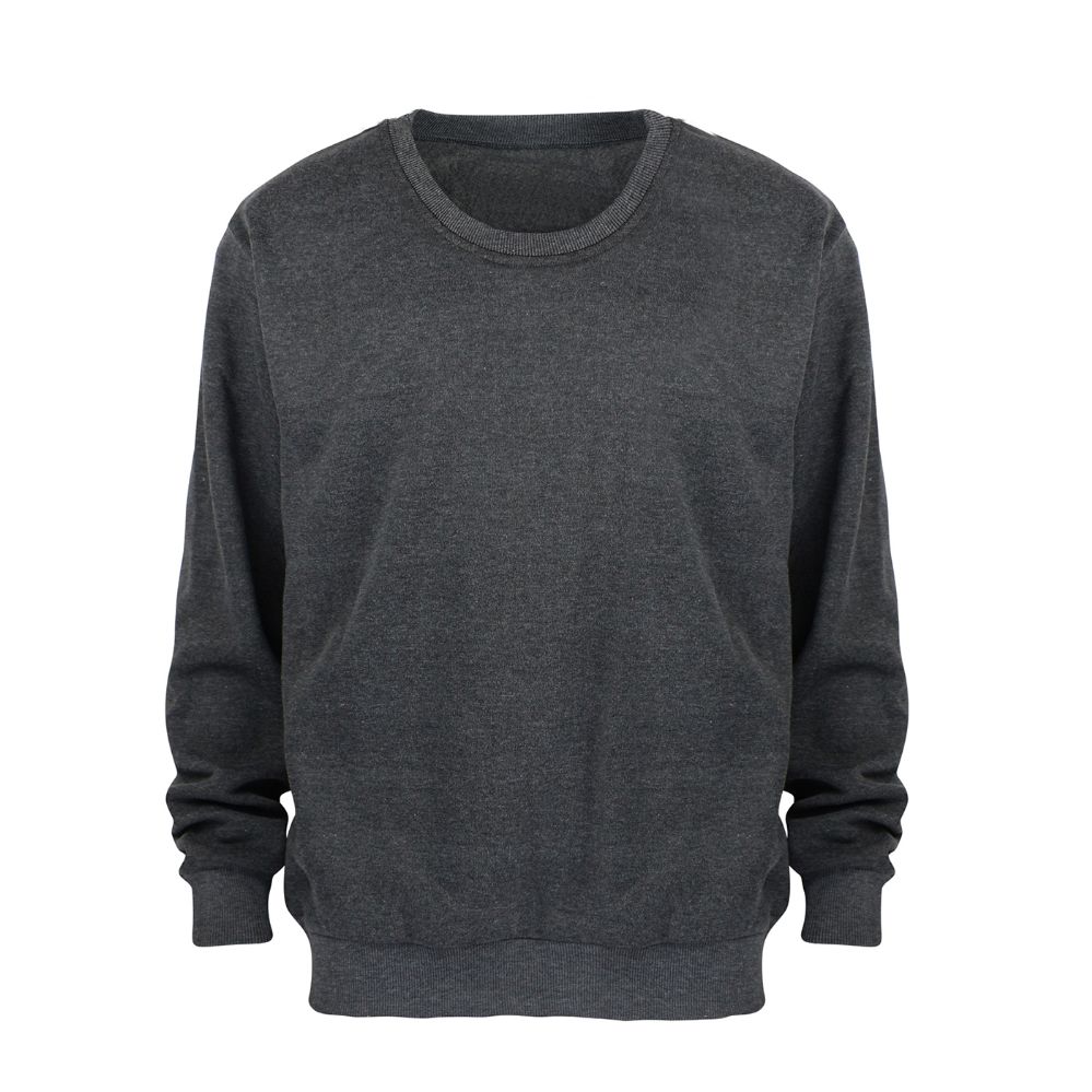 24 Units of Leehanton Mens Basic Pullover Long Sleeve Sweatshirt Dark ...
