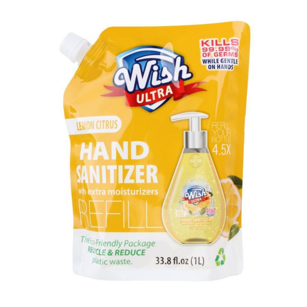 10 Units Of Wish Advanced Hand Sanitizer 1 Liter Refill - Ppe Sanitizer 