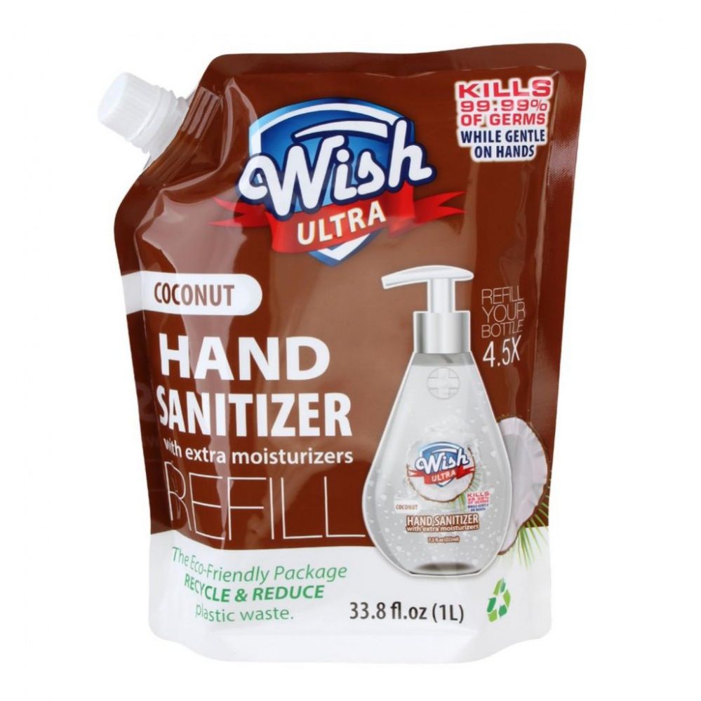 10 Units of Wish Advanced Hand Sanitizer 1 Liter Refill - PPE Sanitizer ...